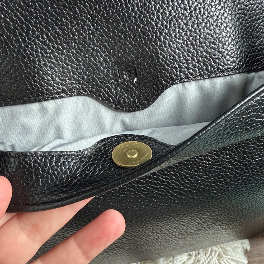 🖤Freshly Picked Black Leather Diaper Bag Backpack